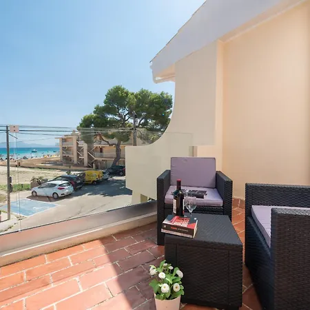 New!сasa Salzes 4 Justo En La Playa De Arena Con Pinos En * Alcudia (Mallorca)